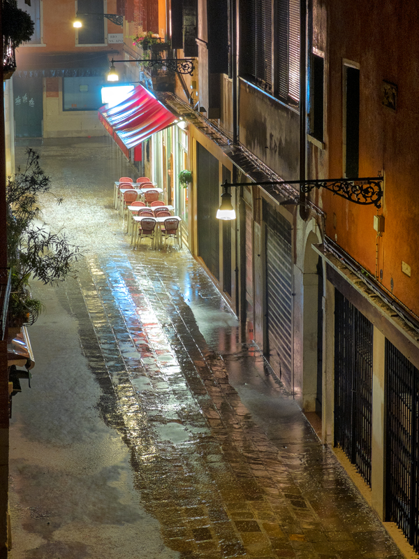 A Rainy Night in Venice