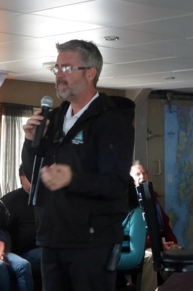 Our Captain, Ken Adams, welcome speech