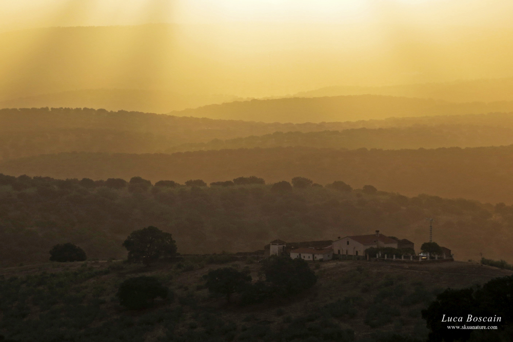 Casa Rural from the cliff