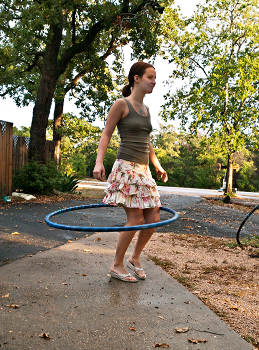 Hula hoop girl #2