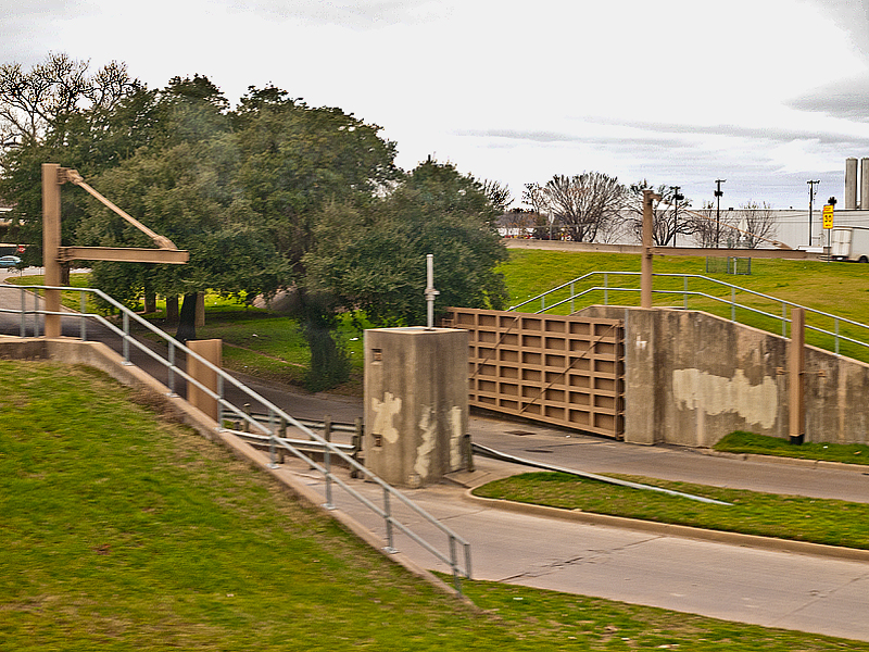 Flood control on Trinity River, Ft. Worth, TX
