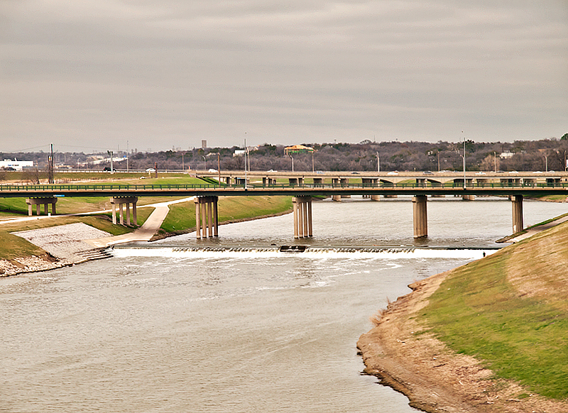 Bridges and spillway