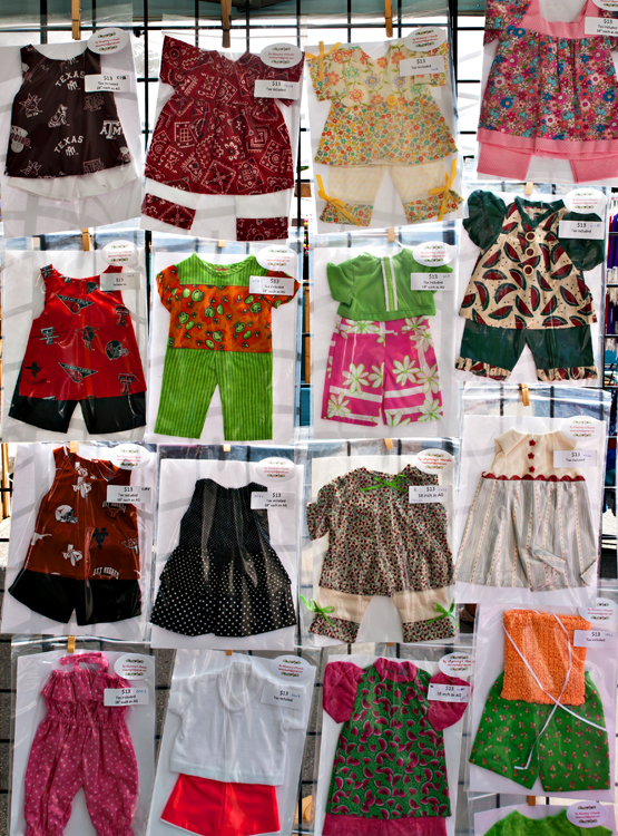 Doll clothes, Bastrop, TX