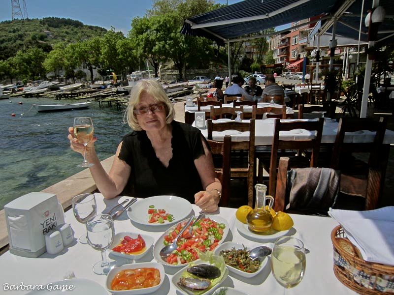 Seafood lunch at Rumeli Kavagli