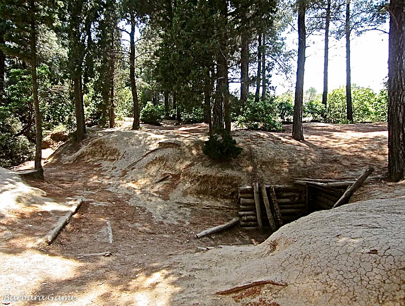 Gallipoli,  bunker in the hills