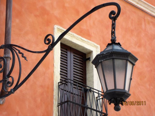 Verona,  street lamp.