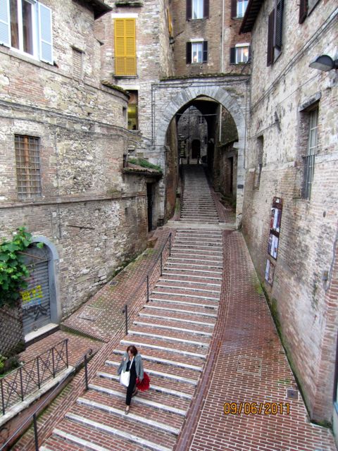 Perugia,  steps 