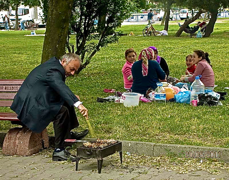 Weekend family BBQ Turkish style