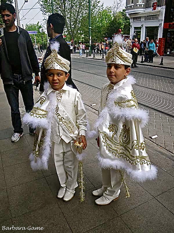 Little princes for their special ceremony!