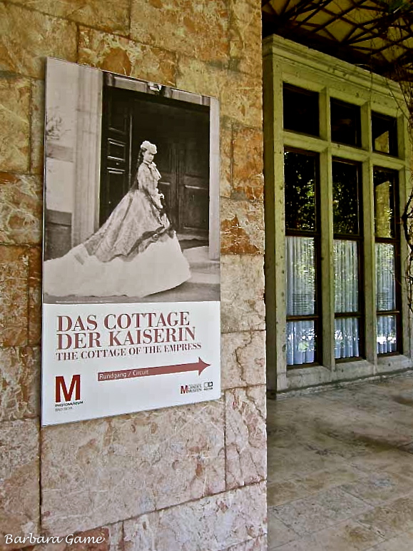 Detail of the teahouse of  Kaiserin Elisabeth
