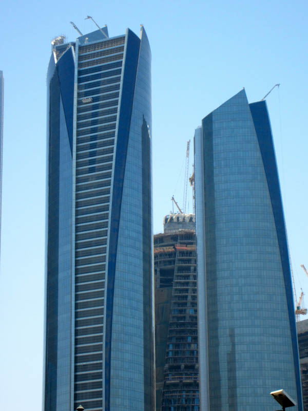 Seen from our taxi on the way to Abu Dhabi Airport