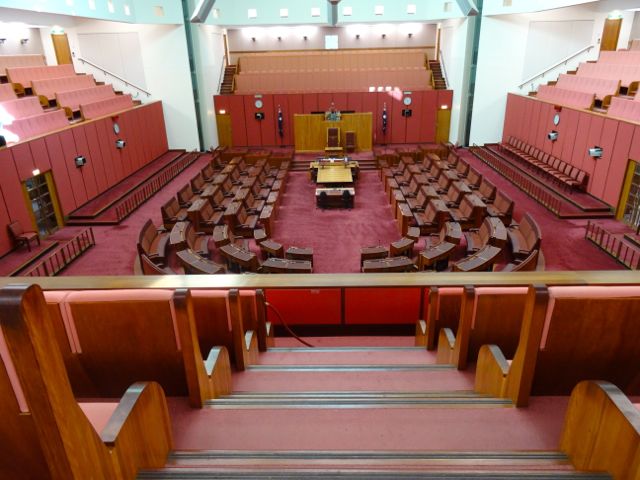 New Parliament House, Senate chamber