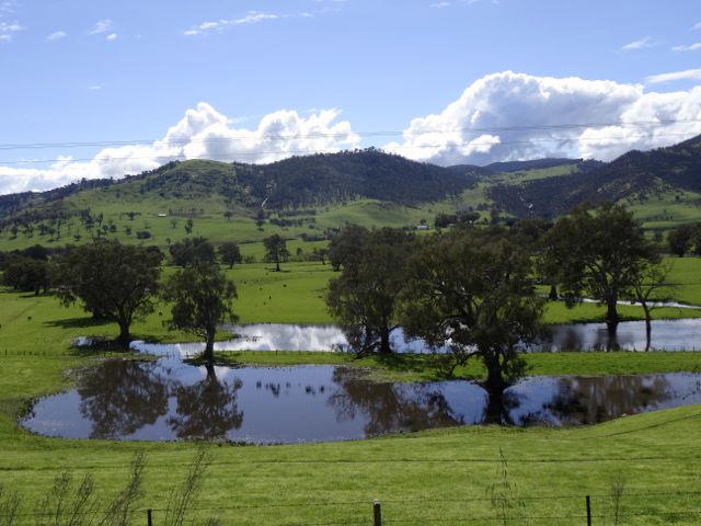 River flats and mountains