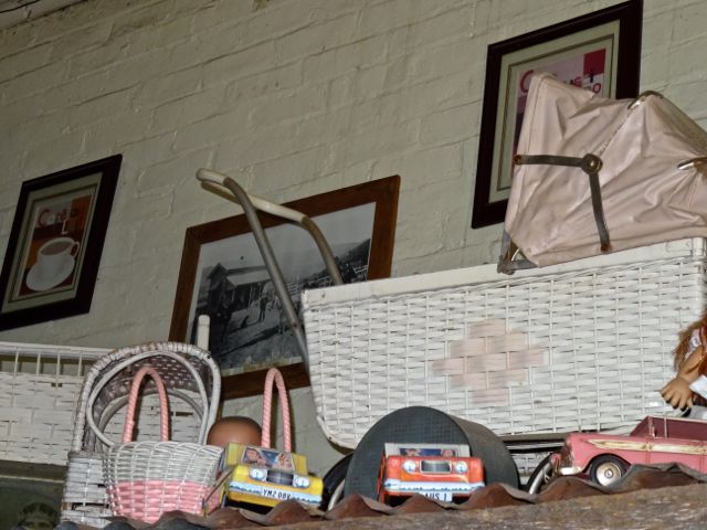 Collection on display in Walwa General Store/Cafe