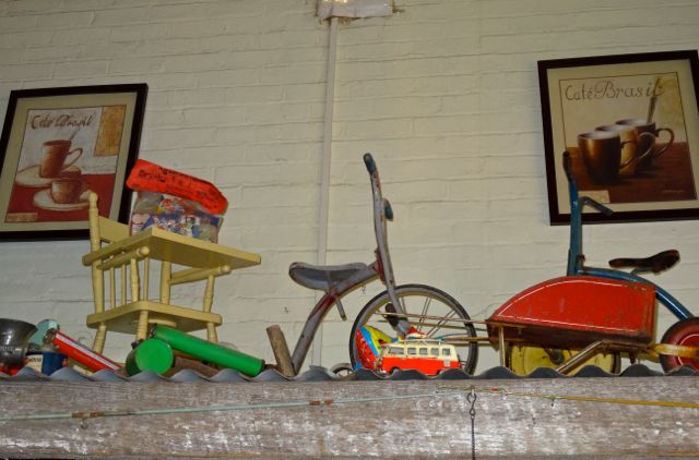 Collection on display in Walwa General Store/Cafe