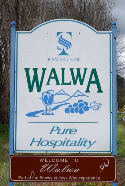 Walwa, Vic, across the Murray