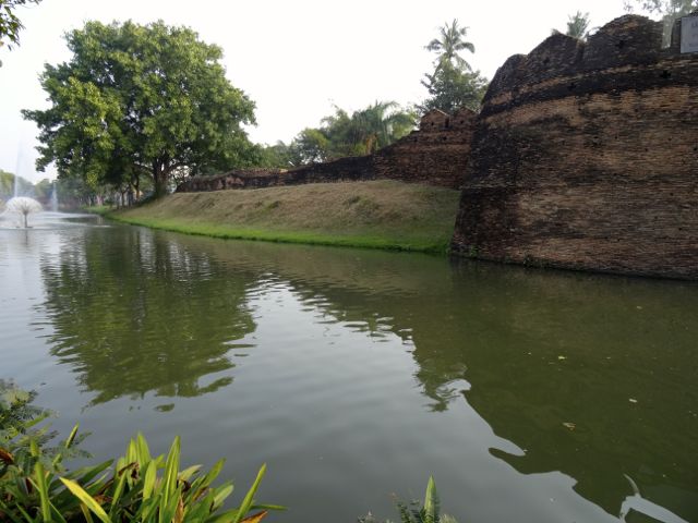 Moat around central city
