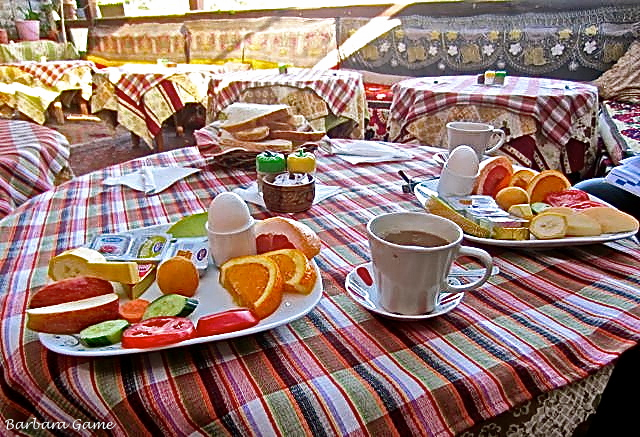  Selcuk, breakfast on rooftop terrace