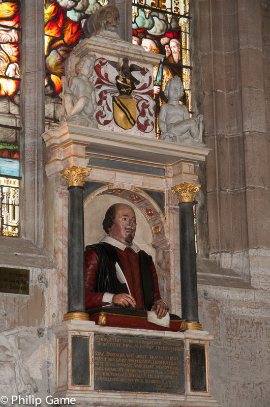 Memorial to Shakespeare, Church of the Holy Trinity {PG}