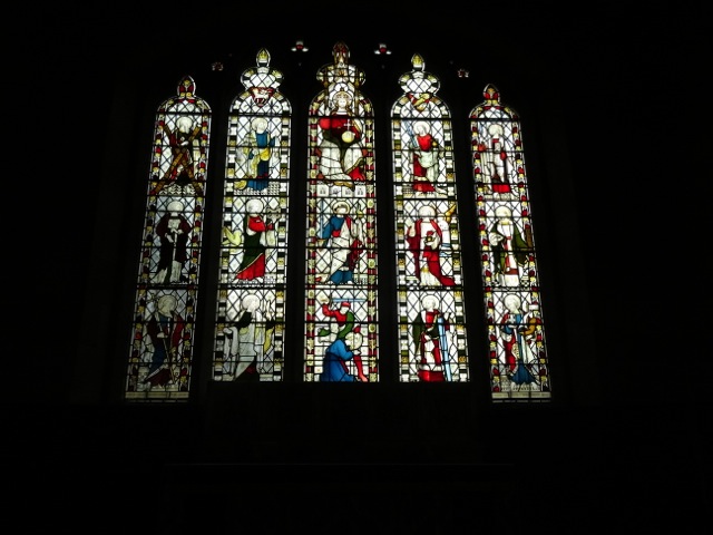 Chapel window, Lord Leycester Hospital, Warwick