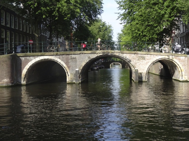 Canal bridges view
