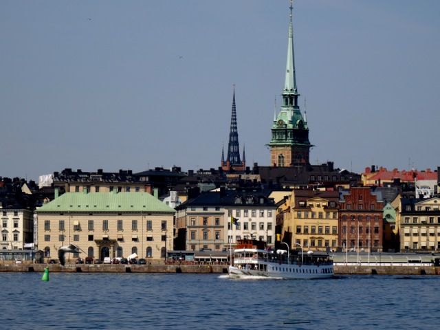 View back at Gamla Stan 