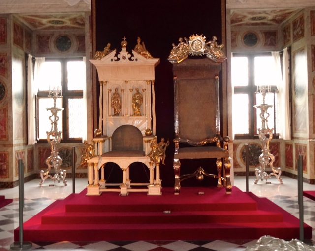 Rosenborg Castle, thrones
