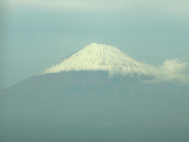 Mt Fuji, from the train