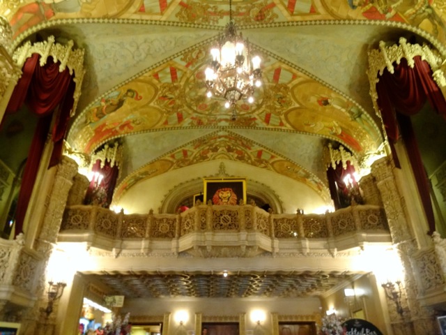 Lavish interior of the Regent Theatre