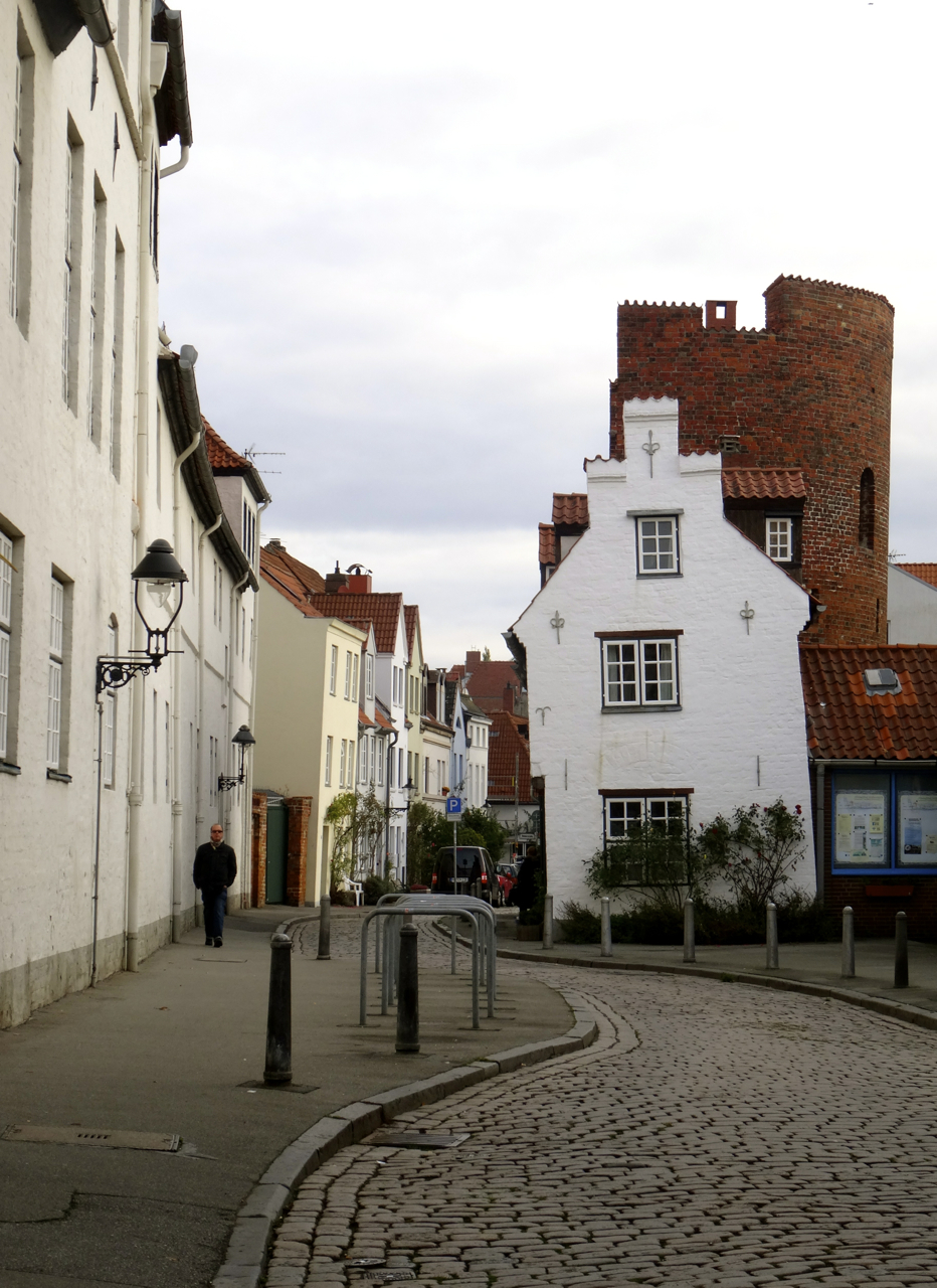 Lübeck, An der Mauer Strasse, outside the hotel