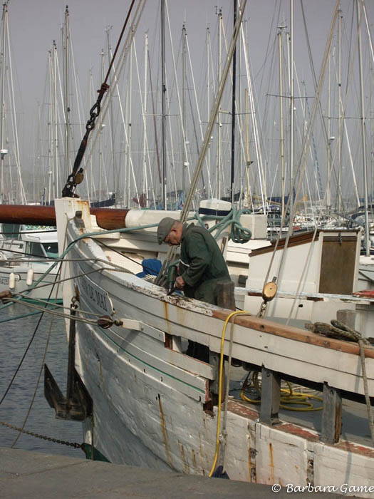 Boat maintenance, St Malo