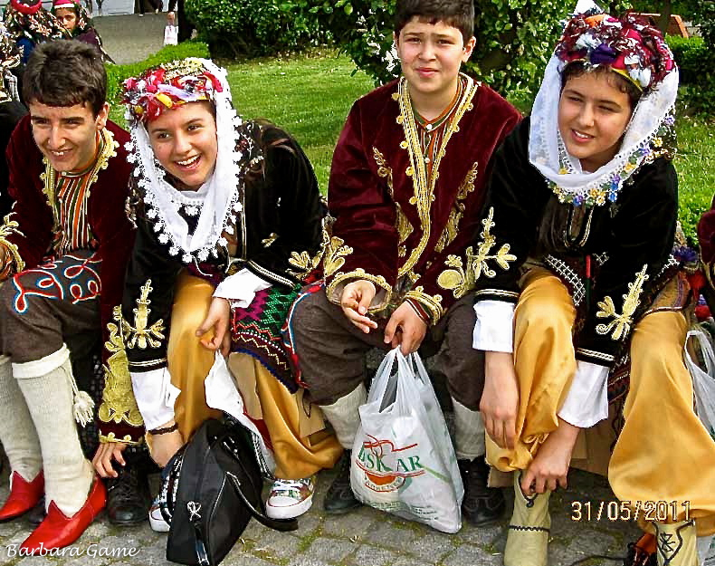 Children in traditional costume