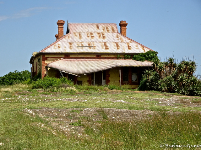 Dilpapidated homestead, on the road outside Bordertown SA