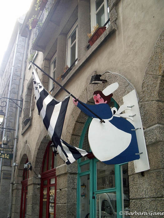 Breton sign, St Malo