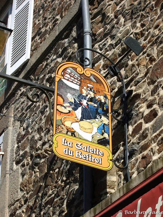 Cafe sign, Fougeres