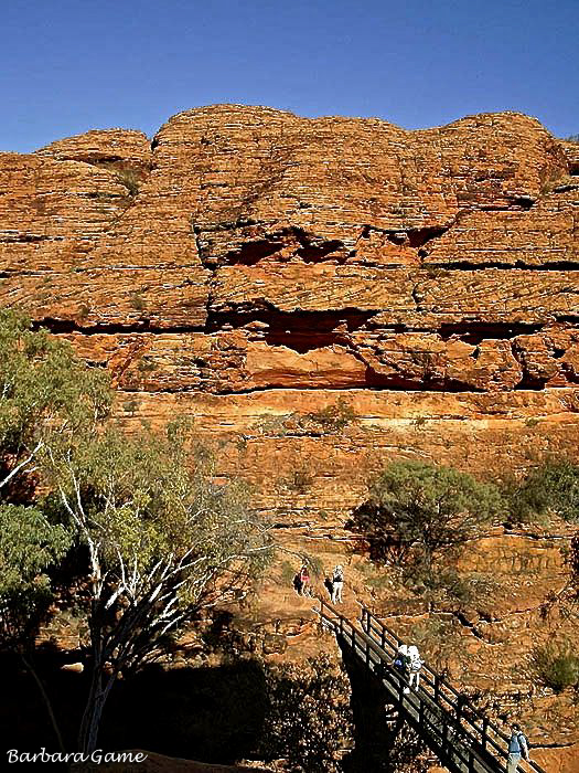 Kings Canyon Rim Walk, going down