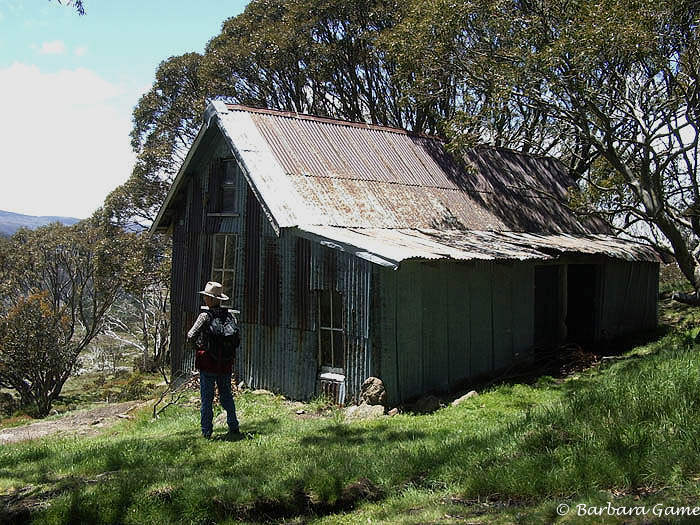 Further along, Cope Hut