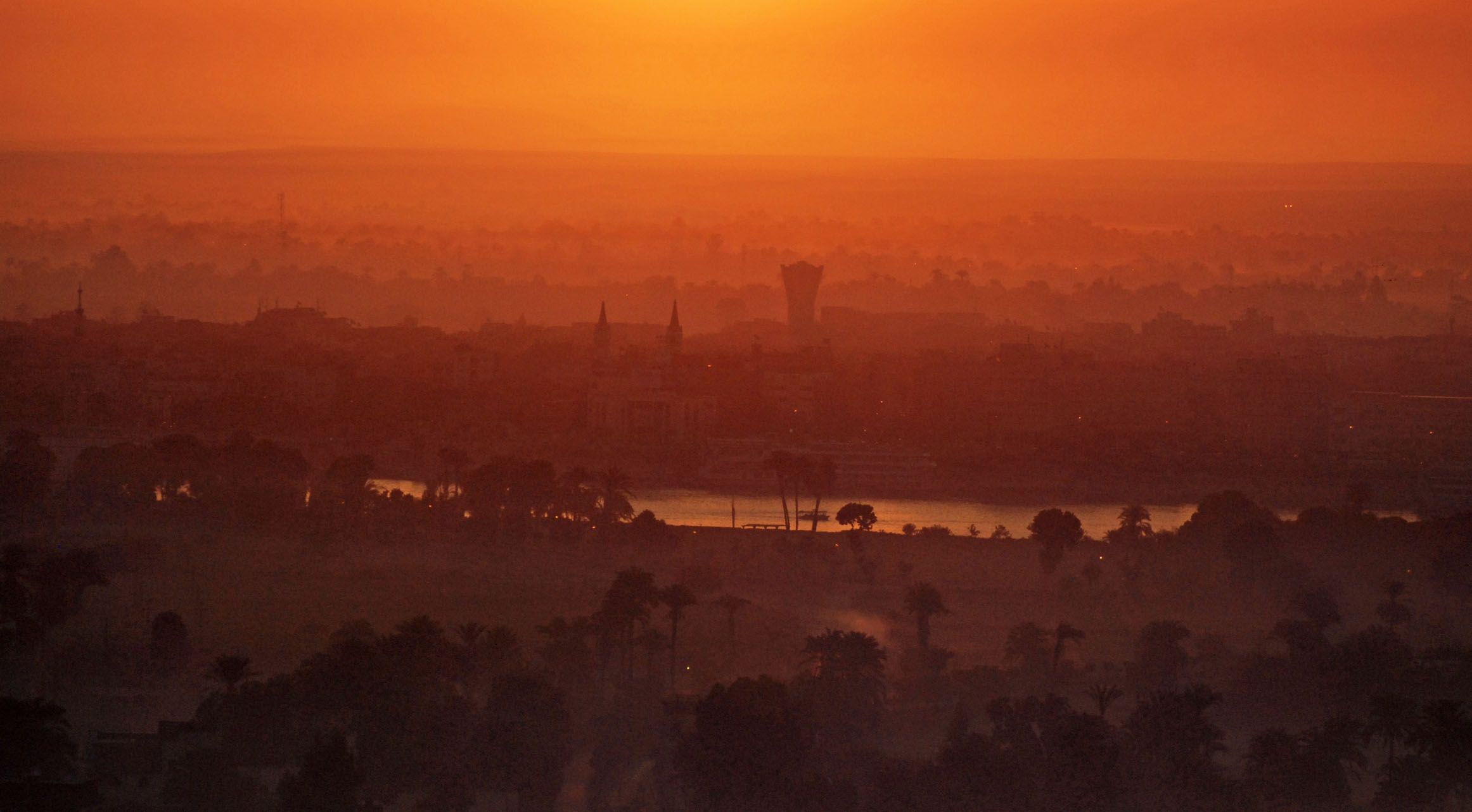 Sunrise over the Nile Valley