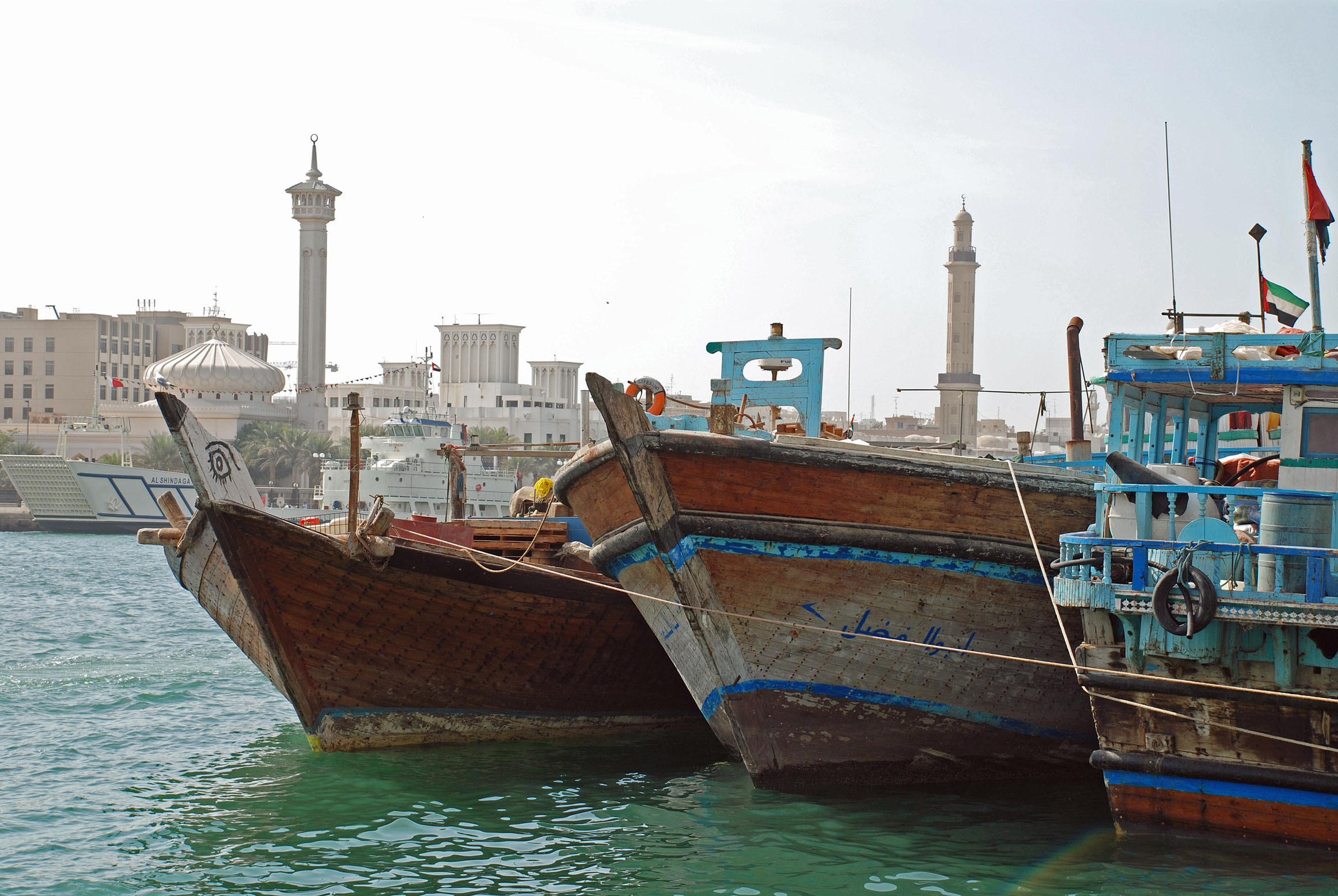 Dhows in Dubai Harbour