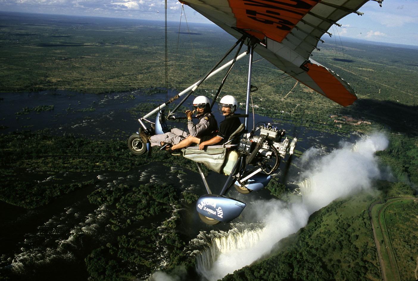 Microlighting over the Falls