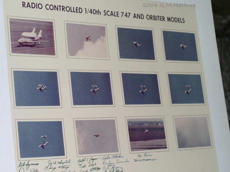 Radio controlled test flight