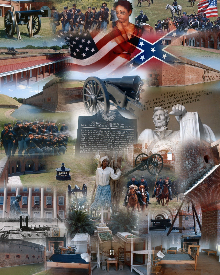 Fort Pulaski collage
