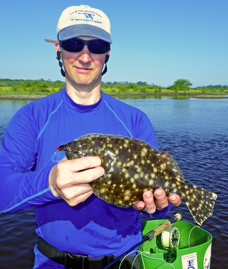 Kayak-Wade fish trip with Phil from New  Brunswick caught a mixed fish bag of several fish 