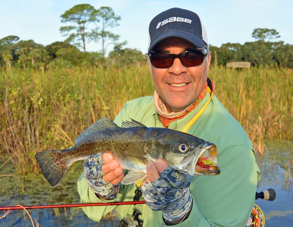 Rich with a freshwater Sea trout