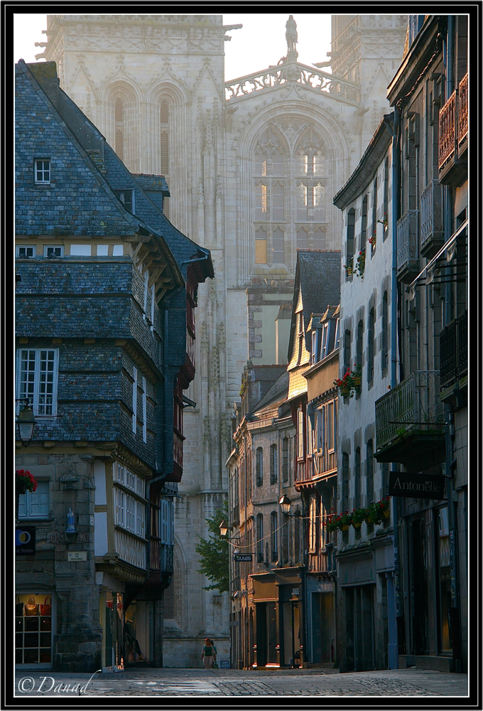 Rue Keron. Quimper. (Early Morning).