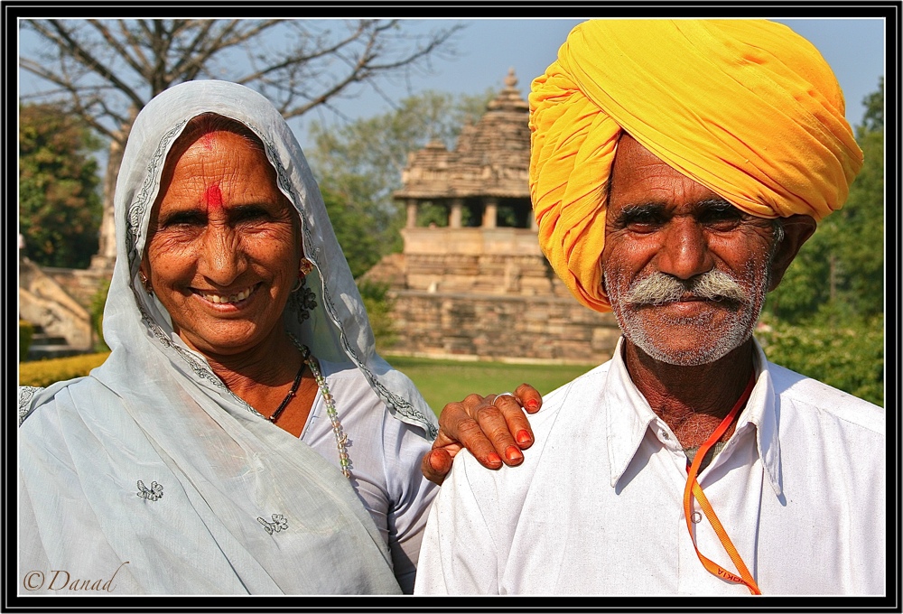 Visiting Khajuraho.