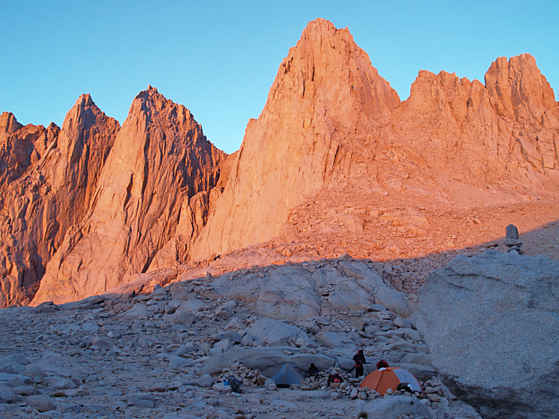 Morning at Iceberg Lake