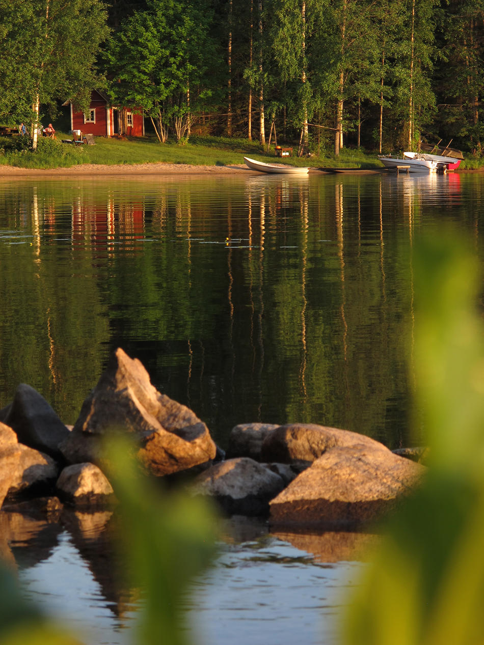 Sauna on the shore of Lake Tarjanne