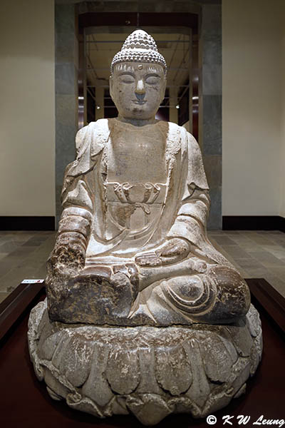 Seated Stone Buddha