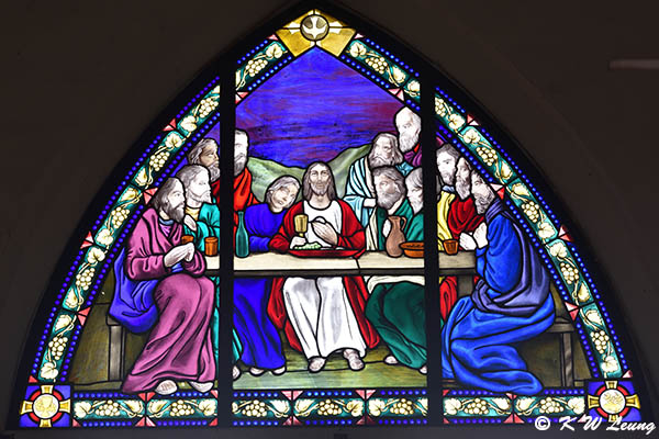 Stained glass of the Last Supper DSC_0721